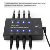 Ammoon Guitar Effect Power Supply 8 Isolated DC Outputs Guitar Effect Pedal for 9V/18V Guitar Pedal Guitar Accessories Hot!