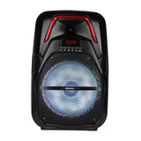 Shinco Portable PA Speaker System DJ Light Powerful Karaoke Speaker with Wireless Microphone Audio High Power System for Party