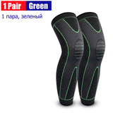 1Pair Sports Full Leg Knee Sleeves , Compression Knee Brace Protect Leg for Arthritis Basketball Cycling Sport Football