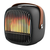 Portable Electric Air Heater Both Cold And Hot Mode LED Display Contact Control Electric Space Heater Warmer(EU Plug)