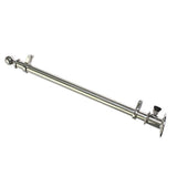 316 Stainless Steel Polished  "Flag Rod Stick with Pedestal Base
