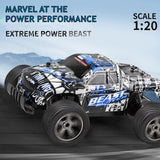 PUXIDA RC Car LR-C004R Remote Control Car 1:18 4ch 2.4ghz 15km/h Off Buggy Off-Road Control Trucks Boys Toys for Children