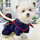Spring and Summer Fashion Luxury Dog Dresses Cat Pet Costumes Bow Skirt Dog Costumes Chihuahua