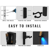 -Durable Guitar Hanger Wall Hook Stand Guitarra Bracket Holder LED Light for Acoustic Electric Guitar Bass Banjo