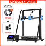 CREALITY 3D Upgrade CR-10 V2 Printer Size 300*300*400mm,Silent Mainboard Resume Printing with Mean well Power Supply
