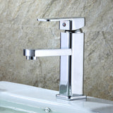 Single Handle Basin Sink Bathroom Faucet Deck Mounted Lavatory Sink Tap Crane Hot Cold Water Basin Mixer Taps Home Water Tap