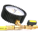 Automotive Nitrogen Pressure Test Gauge Regulator for R134a R22 R407C R410A SUV Car Central Conditioner Air Conditioning