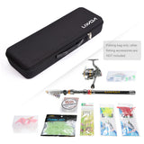 Lixada Portable Fishing Bag Case EVA Shockproof Fishing Rod and Reel Carry Bag Case Fishing Hunting Tackle Tool Gear Organizer