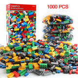 300/500/1000 Pieces DIY model Assembly Building Blocks Sets Creative Bricks Kids Educational Toys Children's Toys Blocks Gift