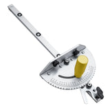 Miter Gauge 27 Angles and Aluminum Fence W/ Tenon Block and Repetitive Cut Flip Stop and Tenon Gauge Table Saw/Router Assembly