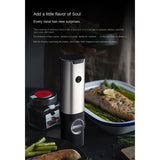 Rechargeable Electric Salt And Pepper Grinder Set,Automatic Salt And Pepper Grinder Set, 2 Adjustable Coarseness Mills