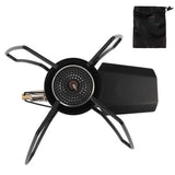 Foldable Gas Stove Firm Support Gas Stove Strong Firepower Easy Adjustment Portable Aluminum Alloy for Picnic