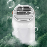 HAEGER-Desktop Air Conditioner Negative Ion Air Cooler Fan Air Purification Humidification Mini USB Cooling Fan for Home Office