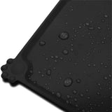 Silicone Pet Food Mats Tray Non Slip Pet Dog Cat Bowl Mats Placemat Dog Pet Cat Feeding Mat Waterproof Dog Cat Food Mats