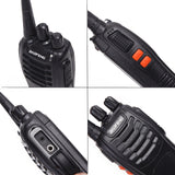 2 PCS for Baofeng BF-888S Walkie Talkie 5W Two-way radio Portable Radio UHF 400-470MHz 16CH Comunicador Transmitter Transceiver