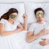 VIP LINK Jade Eye Mask Stone Eye Mask Hot &amp; Cold Using Jade Mask Green Jade Facial Eyes Sleeping Mask Relief Eye Cover Massager