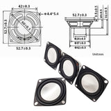 52mm 8Ohm 10W speaker waterproof diy speaker 2" Aluminum cone speaker 1pcs