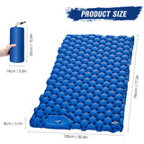 2 Person Camping Mat Portable Outdoor Air Mattress Waterproof Backpacking Sleeping Pad Outdoor Hiking Air Mattress
