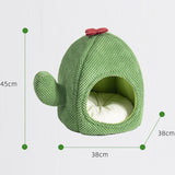 Cat Beds Semi-closed Bed for Cats Sleeping Sofa Bed Cat House Warm Kitten Beds Nest Pets Soft Cushion Nest House Pet Accessories