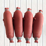 Interactive Dog Squeaky Toys Soft Teeth Cleaning Funny Chew Toy Rubber Fetch Play Sausage Toy Product For Pets Dogs Accessories