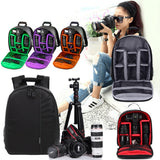 Waterproof Outdoor Camera Backpack Video Digital DSLR Bag Multi-functional Soft Padded Bag Case for Nikon Canon Sony