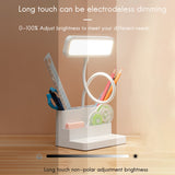 LED Table Lamp For Children Pen Storage Eye Protection Stepless Dimming Desk Lamp Study Student Lamp Office
