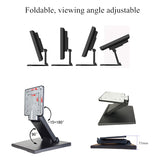 Adjustable LCD TV Stand Folding Metal Monitor Desk Stand With VESA Hole 75x75mm&amp;100x100mm