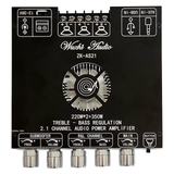 2*220W+350W Bluetooth 5.1 Subwoofer Audio Power Amplifier Board TPA3251D2 Class D Audio 2.1 Channel Amplifier Home Theater AUX