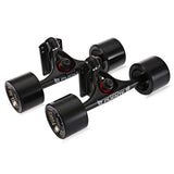 PUENTE 2Pcs/Set Skateboard Truck With 70 X 51Mm Skate Wheel Riser Pad Bearing Hardware Accessory Installing Tool For Skateboard