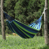 1PC Portable hammock outdoor hammock garden Sports Home Travel Camping swing canvas stripe hammock thickened anti rollover chair