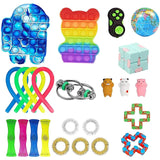 Fidget Toys Pack Anti Stress Set Kawaii Gift Toys Box Children Simple Dimple Antistress Relief Figet Toys Pakket Kit Dropship