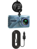 24H Dash Cam Black Box In Car DVR Camera Video Recorder Lens Recorder HD Rear Box Mirror Dual Black Video View Recording Cy H4B3