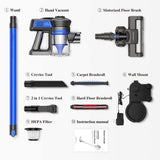 Jashen V12s Cordless Vacuum Cleaner 18000Pa Suction detachable Battery wireless Vacuum
