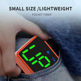 Portable Workout Timer,Gym Timer With Rechargeable And Built-In Magnetic Spine,LED Interval Timer For Home Garage
