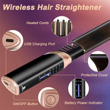 Hair Straightener Irons Comb Quick Beard Straightener Ceramic Hair Straightening  Hair Curling Machine