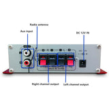 400W Digital bluetooth Car Amplifier FM USB SD w/Remote 2 Channel Hifi Audio Stereo Amp Home Theater Amplifiers Stereo L/R RCA