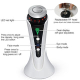 2022 Handhold Radio Frequency RF Facial Beauty Device Skin Care Homeuse Wrinkle Fine Line Removal Eyes Sagging Body lifting 3in1