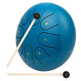 muslady 8 Notes C-key 6-inch Mini Steel Tongue Drum Hand Pan Drum Percussion Instrument with Drumsticks steel drum Kit