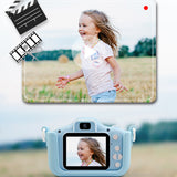 Dual Lens Plastic 2 Inch HD Screen Toy Photography Birthday Gift Children Camera Digital Mini USB Charging With Protective Case