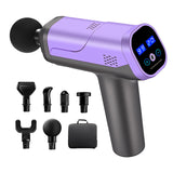 Massage Gun Deep Tissue Percussion Muscle Massager For Pain Relief 20 Speeds LCD Touch Display Fascia Gun Electric Body Massage