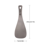 Lightweight Titanium Rice Spoon Paddle Camping Spoon Outdoor Tableware for Home Outdoor Camping Hiking Picnic