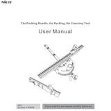 450mm Woodworking Miter Gauge And Box Joint Jig Kit T-track Slot With Adjustable Flip Stop For Router Table Bandsaws