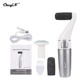 2 in 1 Electric Foot Care Machine Washable Foot Hard Dry Dead Cuticle Skin Remover Pedicure Care Tools Nail Polishing Head