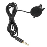3.5mm Professional Lavalier Microphone Wired Omnidirectional Clip On Mic for Mobile Phone Computer Camera Live Video Interview