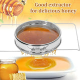 Newest Stainless Steel Honey Filters,Double Sieve Honey Strainer Honey Extractor Beekeeping Equipment Mesh Filter Honey Tools