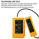 Network Line Tester Network Cable Tester Multifunction Tester Phone Cable Line Checker-1 Set Of RJ45 / RJ11