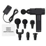 3200rpm High Frequency Massage Gun LCD Muscle Relax Body Relaxation Electric Massager With Portable Box 6 Speed For Fitness