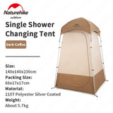 Naturehike Outdoor Portable Move Shower Changing Tent Sunscreen Waterproof Lightproof Outdoor Hiking Private Toilet Camping Tent