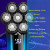 Multi Functional 7D Electric Razor Men Rechargeable Waterproof Hair Clipper Nose Hair Trimmer Grooming Kit