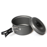 1-2 People Outdoor Camping 8-piece Picnic Pot Cookware Pot Set DS200 Convenient And Ultralight Equipment